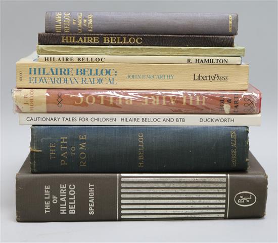 BELLOC, HILAIRE - nine various books